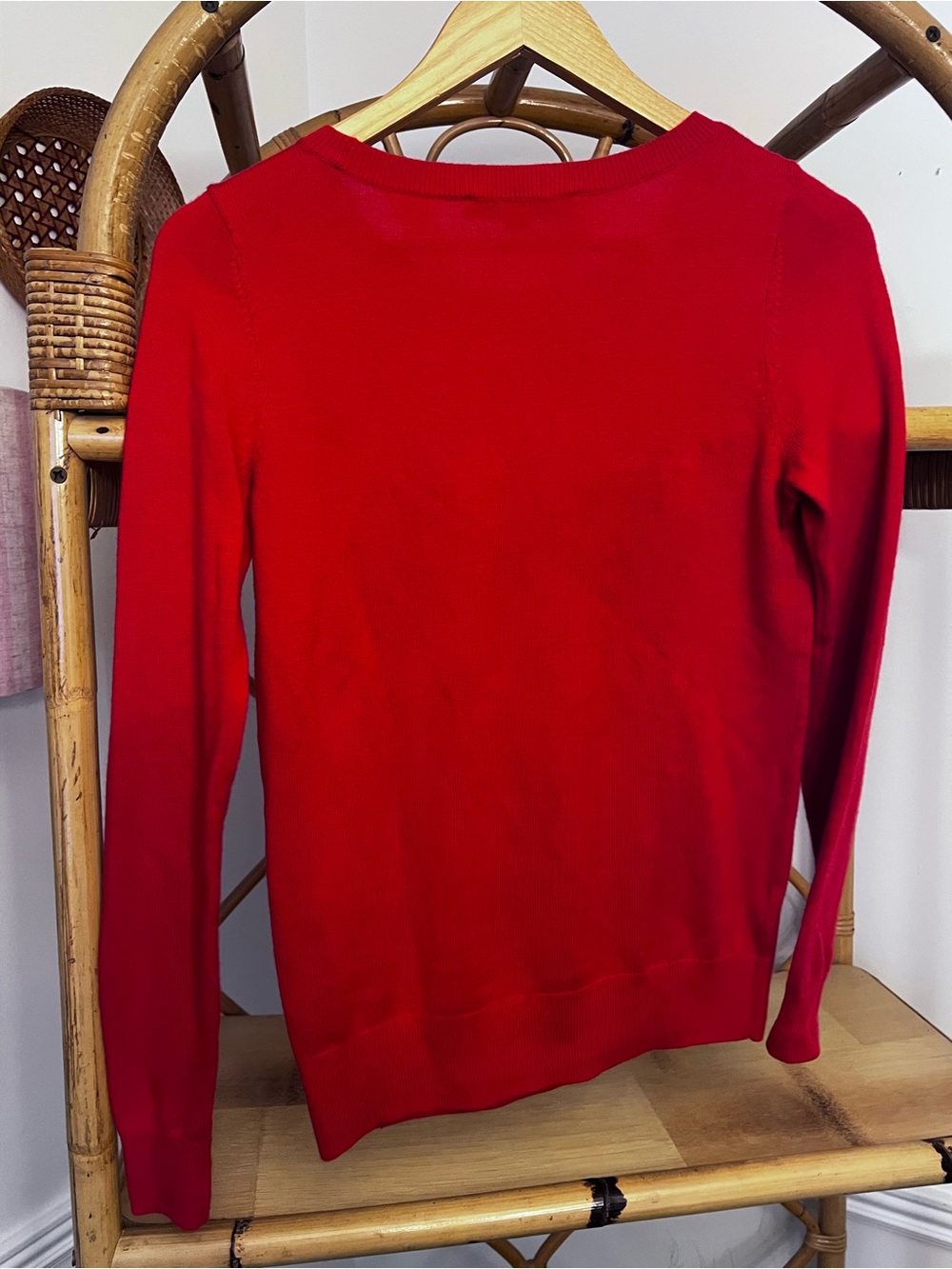 LOFT Red Penguin Holiday Graphic Animal Crewneck Sweater - Picture 2 of 6